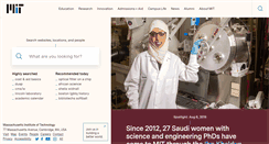 Desktop Screenshot of mit.edu