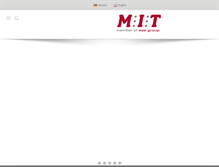 Tablet Screenshot of mit.de